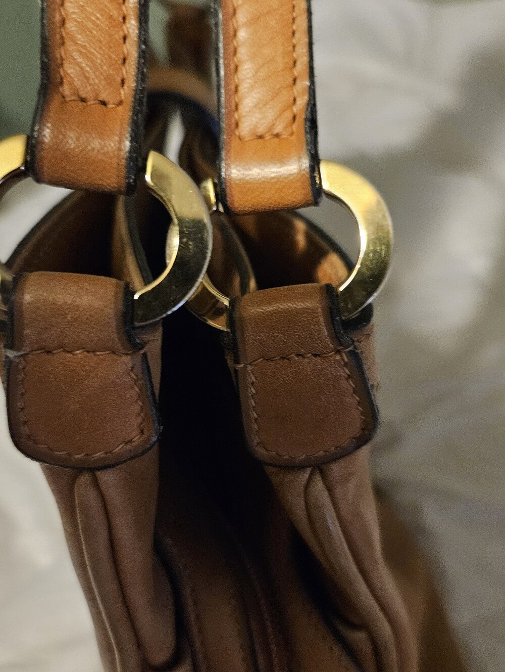 MARK CROSS HANDBAG, VINTAGE MARK CROSS LEATHER PURSE, Mark Cross Shoulder Bag - Picture 6 of 16
